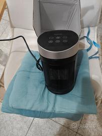 stufa elettrica con telecomando, timer 3 velocita
