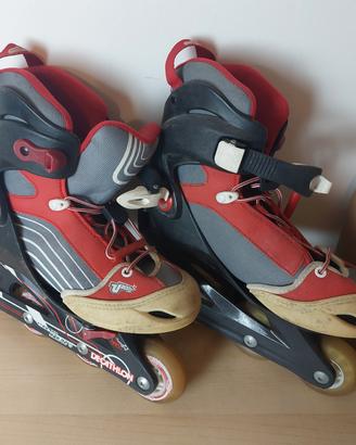 Pattini a rotelle taglia 34-35-36