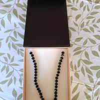 collana di perle nere SODINI
