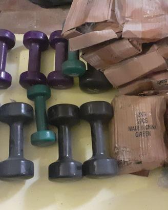 Manubri fissi per aerobica e fitness in pvc