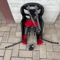 Seggiolino + casco + parabrezza bici per bambino