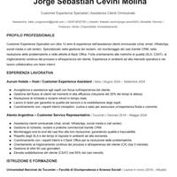 Cameriere sala / buffet hotel