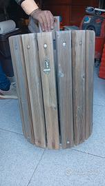 CESTO IN LEGNO PER ESTERNO