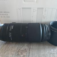 Tamron 100-400mm f/4.5-6.3 Di VC USD attacco Canon