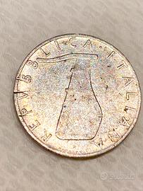 Monete da 5 lire usate