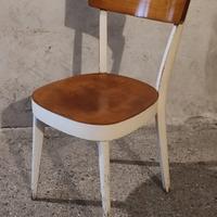 Sedia vintage anni 50 in faggio curvato 