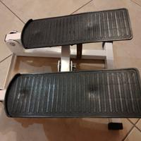 Stepper in acciaio colore bianco con molle