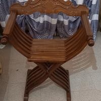 Sedia savonarola anni 70