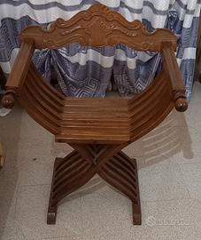 Sedia savonarola anni 70