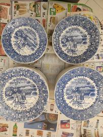 servizio di piatti  in ceramica english style 