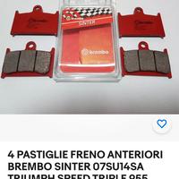 Pastiglie freni anteriori Brembo