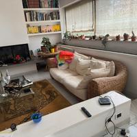 Salatto vimini 2 poltrone e divano 3 posti