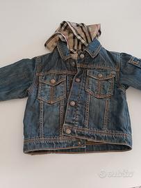giubbino jeans burberry bambino/a