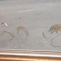 Specchio decorato a mano - Incisione a sabbiatura