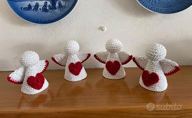 Angioletti Natalizi uncinetto crochet