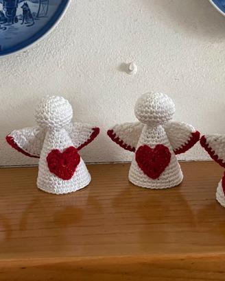Angioletti Natalizi uncinetto crochet
