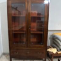 Antica vetrinetta cristalliera dell’ 800 da coll