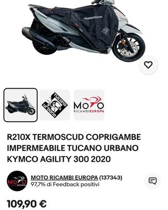 Copri Gambe Termico Termo scudo Tucano Urbano