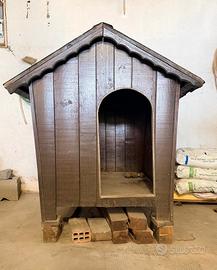 Cuccia per cani in abete massello cm 85x105
