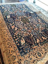 Tappeto persiano  Nain misto seta