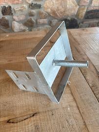 Porta sale per cubo quadro in ferro zincato