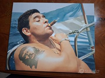 quadro di diego armando maradona