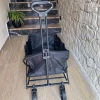 Carrello pieghevole 100 L con ruote 100kg