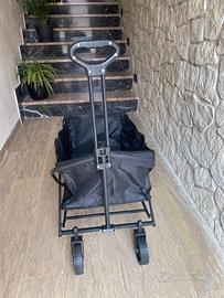Carrello pieghevole 100 L con ruote 100kg