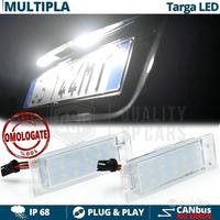 Placchette LED Luci Targa FIAT MULTIPLA NO Errori