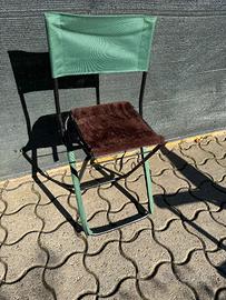 Seggiolino da pesca ripiegabile