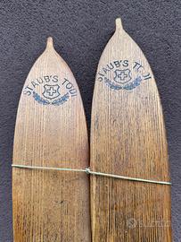 Sci d’epoca in legno STAUB’S TODI