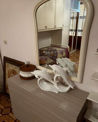 Soprammobile delfini ceramica