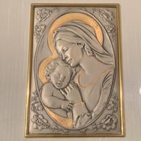 Icona Sacra argento 925 dorato