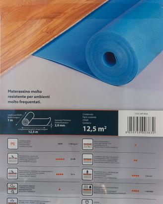 Materassino sottopavimento per parquet