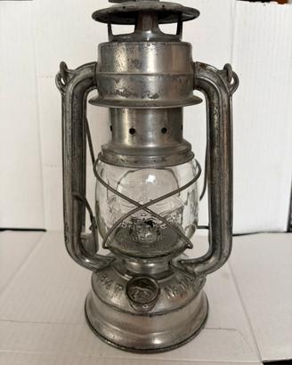 Lampada da tempesta BAT 158 anni 50 VETRO EMBOSSED
