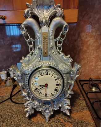 orologio da muro con termometro.