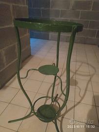 Antico Lavabo porta catino in Ferro battuto