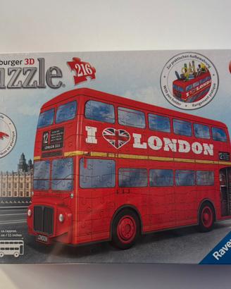 Puzzle 3D Ravensburger Bus London 216 pezzi in 3D