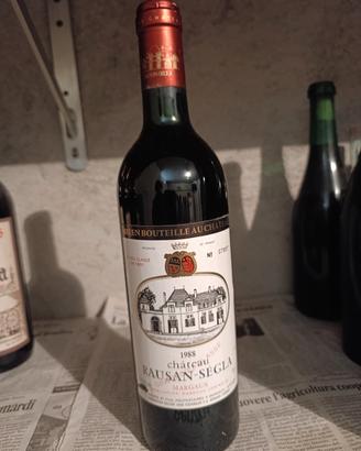 vino rosso Chateau rausan-segla 1988