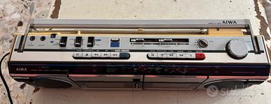 Aiwa lettore registratore misucassette + radio