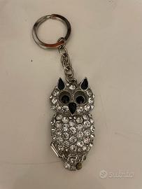 Porta chiavi con gufo