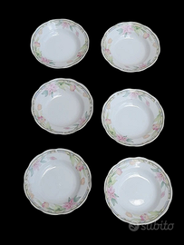 set di 6 piatti vintage