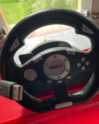 Volante Gamestop USB per giochi di guida (PC/PS3)