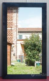 Specchio rettangolare con cornice in legno 83x48cm