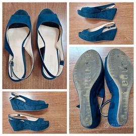 Sandali donna marca primadonna misura 37 blu jeans