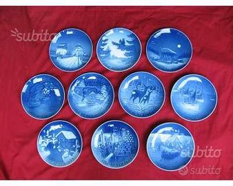 Piatti di Natale Bing & Grondahl anni '60-'69