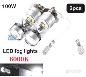 KIT DI LAMPADE ANTI-FOSCHIA A LED H3 100W CANBUS