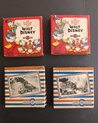 Lot 4 Films Super 8 / 8mm Vintage WALT DISNEY
