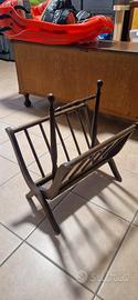 portariviste in legno anni 50