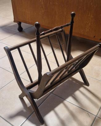 portariviste in legno anni 50